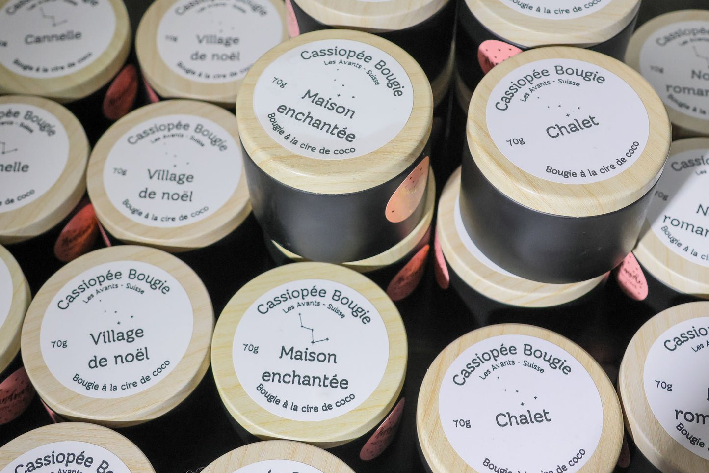 Bougie en pot 70g Collection hiver