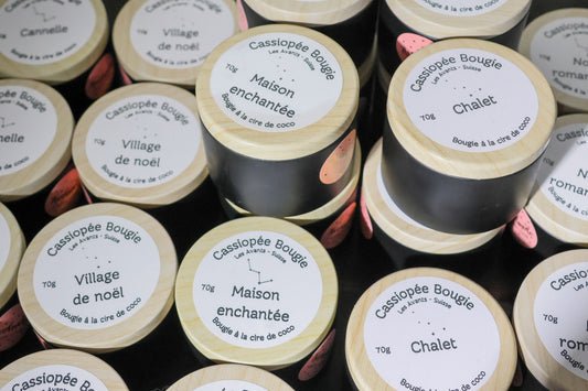 Bougie en pot 70g Collection hiver