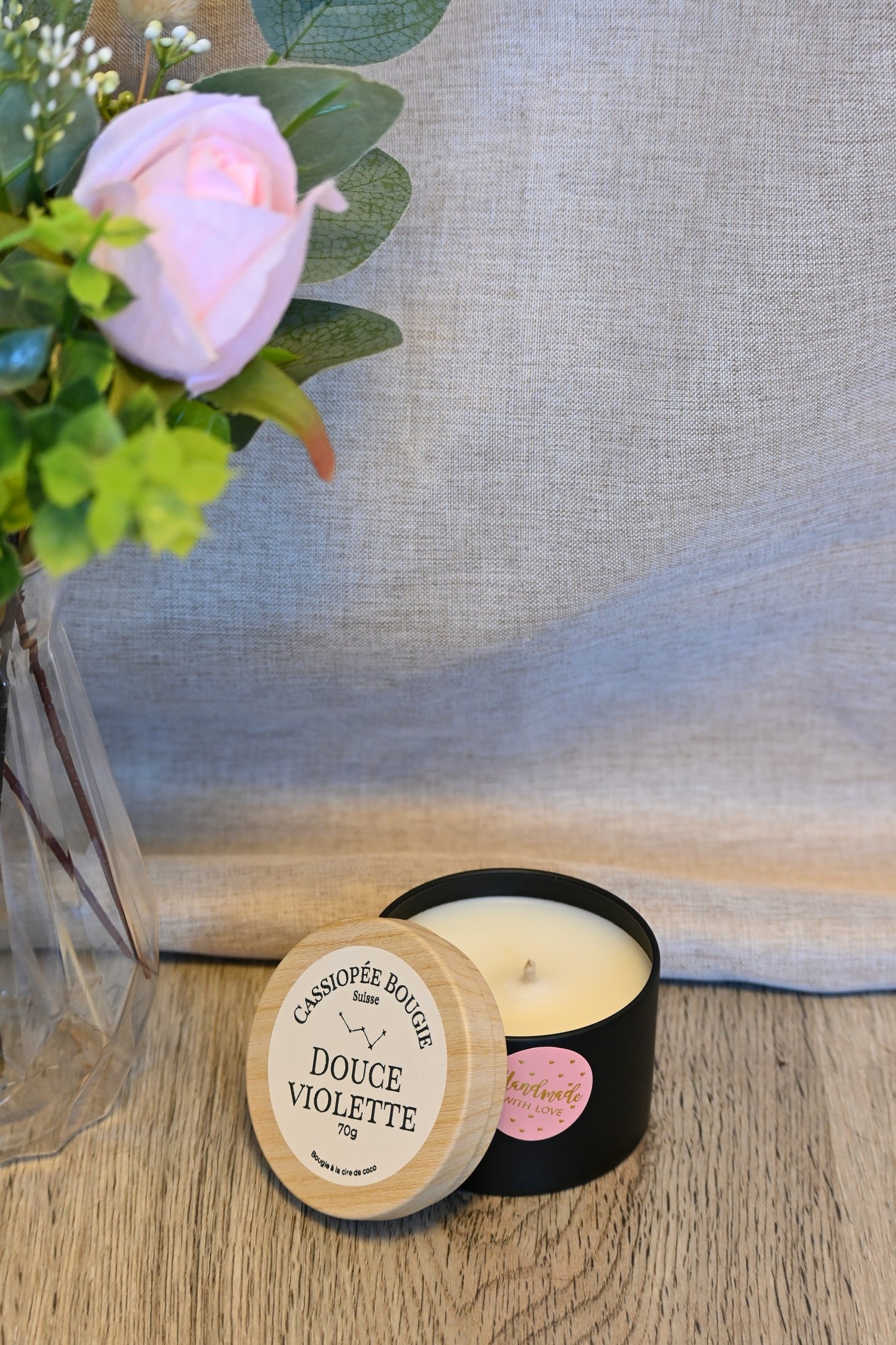 Bougie en pot 70g collection été