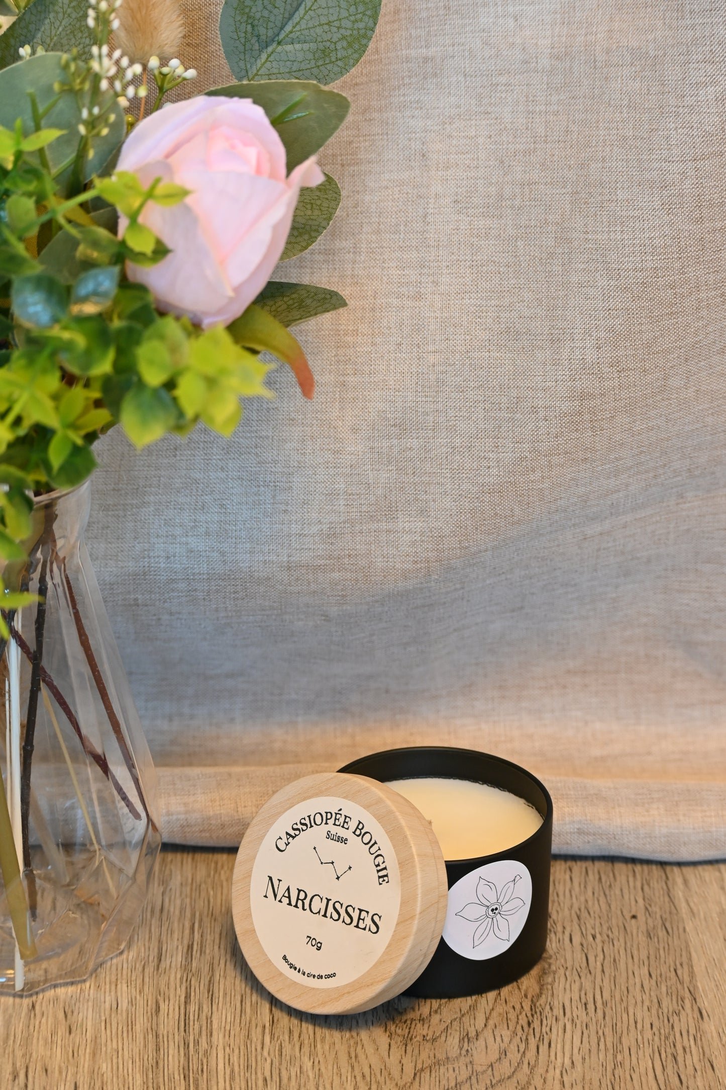 Bougie en pot 70g collection été